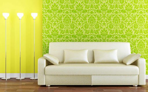 کاغذ دیواری سبز یک هارمونی دهنده