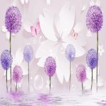 پوستر سه بعدی طرح گل کد 10