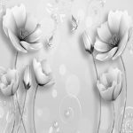 پوستر سه بعدی طرح گل کد 19