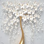 پوستر سه بعدی طرح گل کد 24
