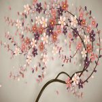 پوستر سه بعدی طرح گل کد 33