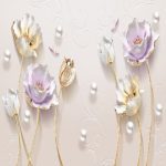 پوستر سه بعدی طرح گل کد 39