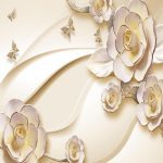 پوستر سه بعدی طرح گل کد 4