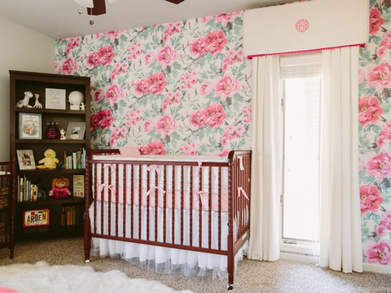 پوستر دیواری طرح گل اتاق خواب کودک