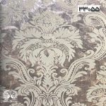 طرح داماسک سفید و درشت با پس زمینه طوسی تیره از آلبوم ایوانکا