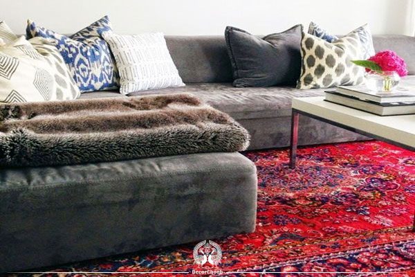 اتاق پذیرایی در خانه هایی با سبک ایرانی