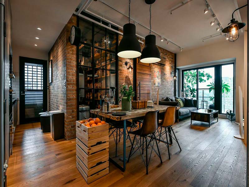 دکوراسیون مدرن صنعتی