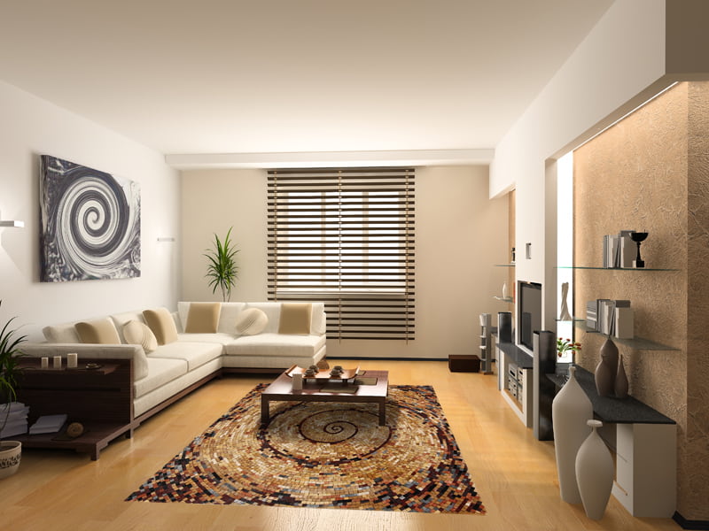 چیدمان دکور پذیرایی مدرن