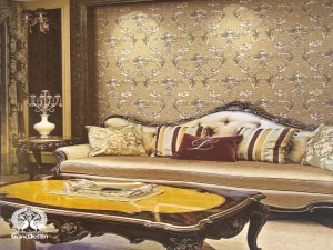 طرح داماسک کرم
