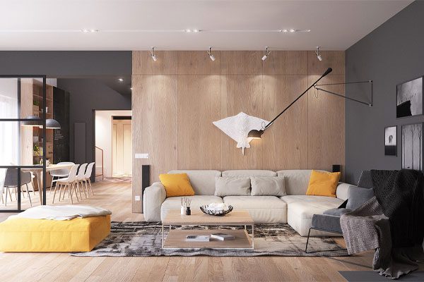 نمونه های دکوراسیون سالن پذیرایی مینیمال