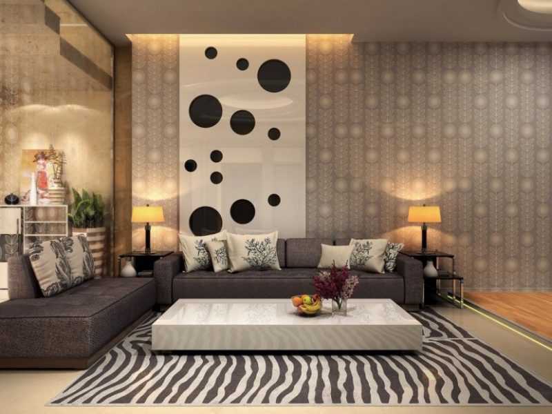 کاغذ دیواری مدرن اشکال هندسی