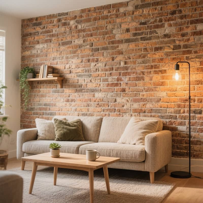 قیمت مناسب دیوار آجری در دکوراسیون داخلی