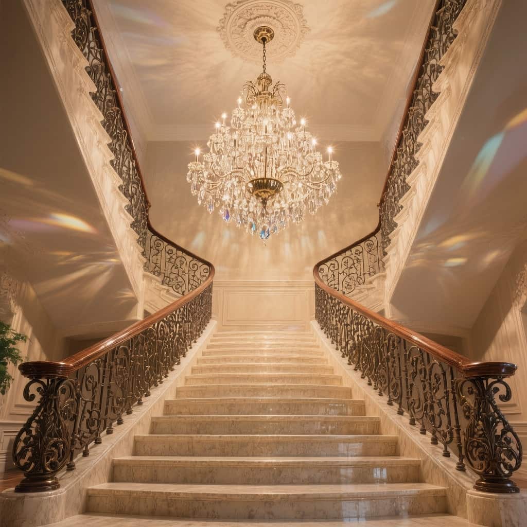 انواع نورپردازی راه پله