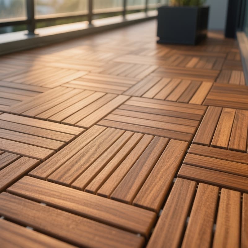 کفپوش در طراحی بالکن