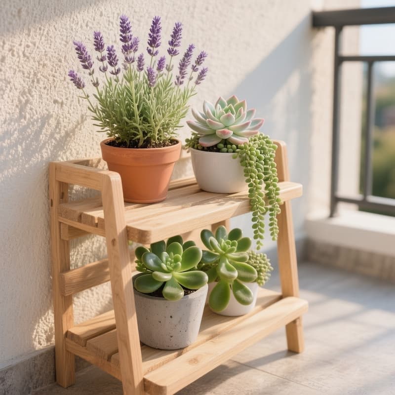 گل های ساده تراس شما را با نشاط می‌کنند