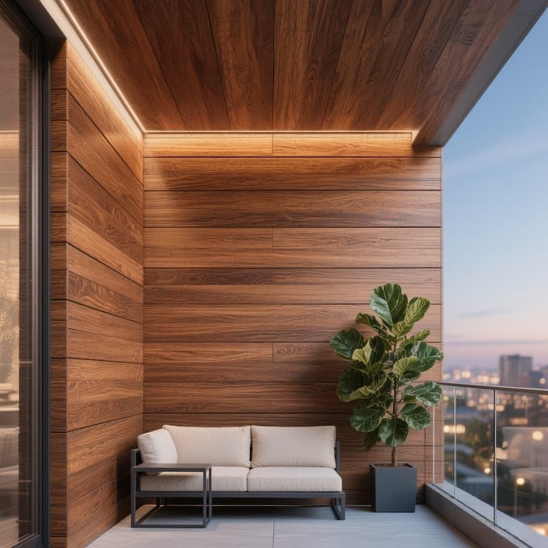 ترموود برای سقف تراس