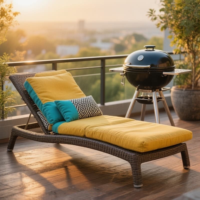 ایجاد فضای تفریحی در تراس