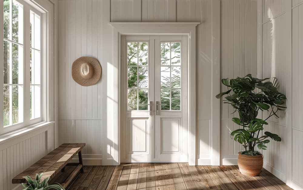 دیزاین در ورودی آپارتمان