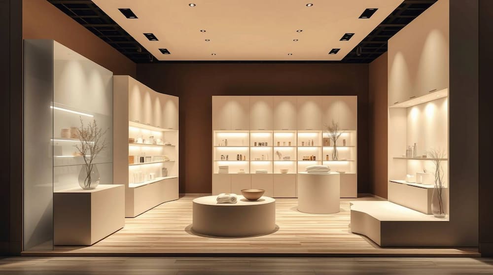 نورپردازی در دکوراسیون داخلی شوروم