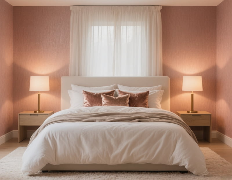 رنگ های مناسب کاغذ دیواری اتاق خواب زن و شوهر