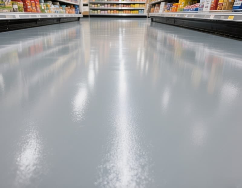 بهترین کفپوش برای دکوراسیون سوپرمارکت