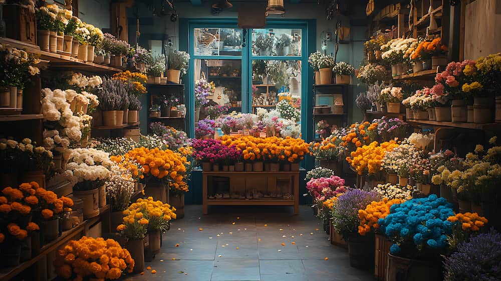 اهمیت دکوراسیون گل فروشی