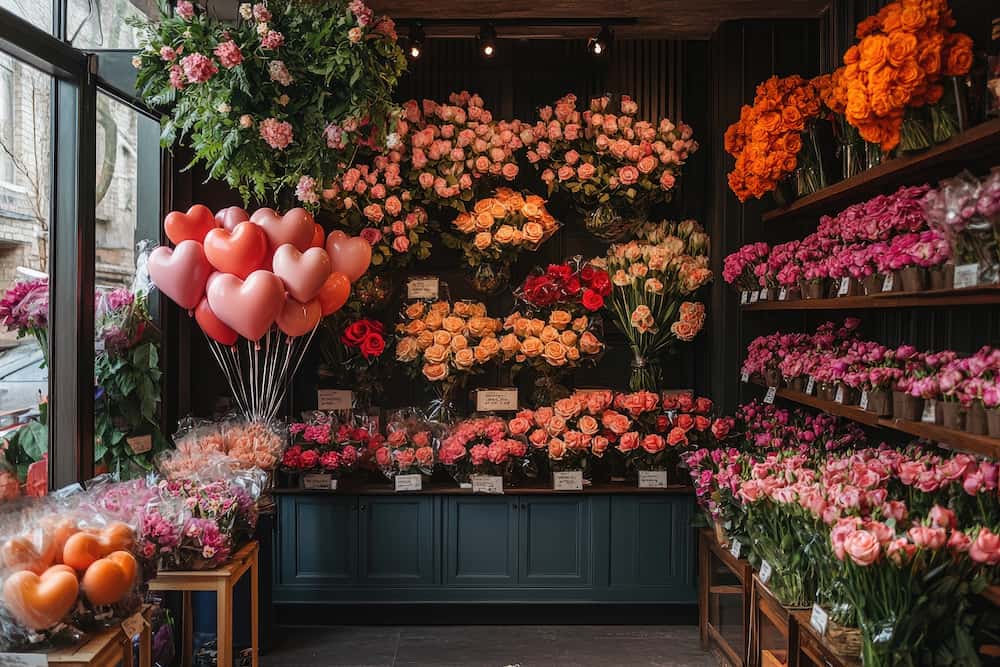 اهمیت دکوراسیون گل فروشی