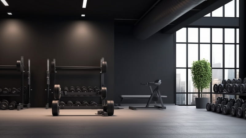 دکوراسیون باشگاه بدنسازی