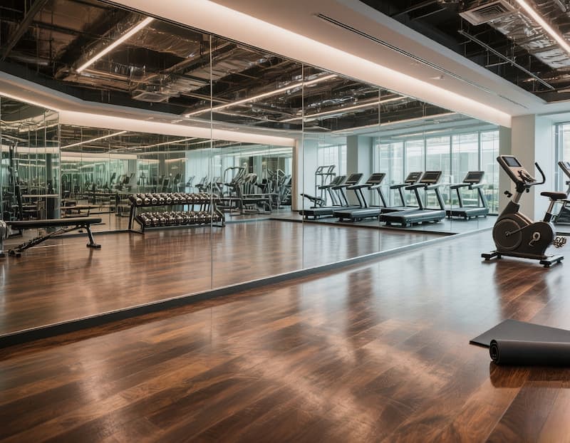 اهمیت آینه ها در سالن بدنسازی