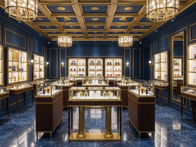 بهترین مصالح برای دکوراسیون عطر فروشی