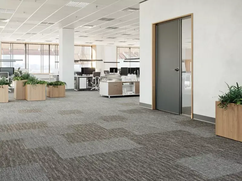 ست کردن رنگ موکت با دکوراسیون فضای اداری