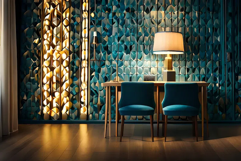 کاغذ دیواریهای با طرحهای طبیعت و رنگهای روشن